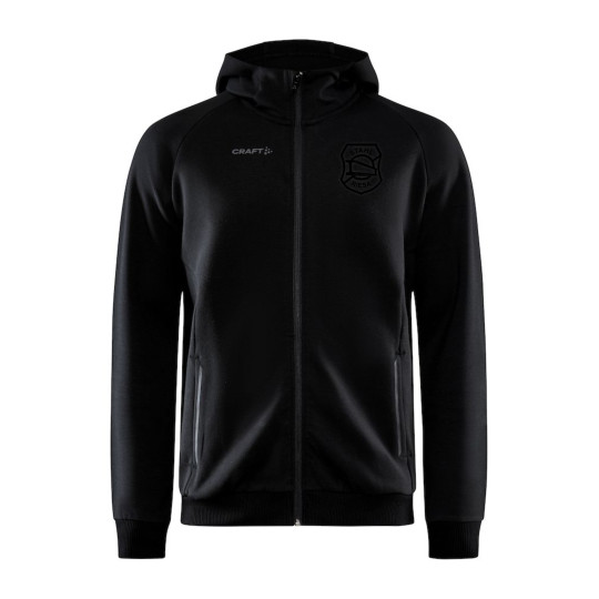 BSG Stahl Riesa Full Zip Hood "BLACK EDITION" Junior