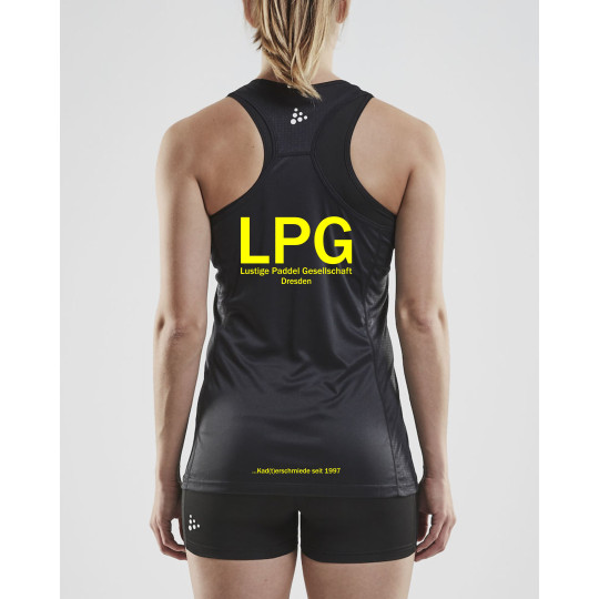 LPG Singlet Damen schwarz
