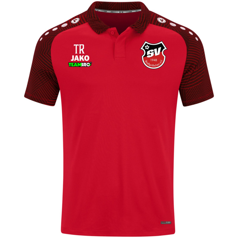 SV Straßgräbchen Kinder Polo rot/schwarz