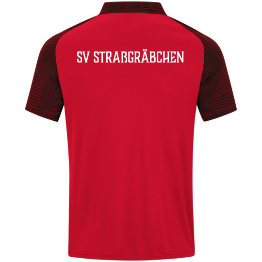 SV Straßgräbchen Herren Polo rot/schwarz