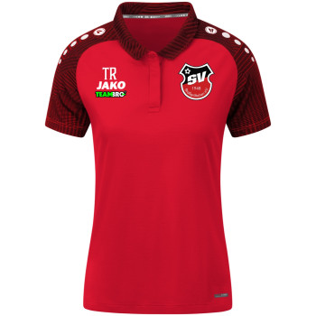 SV Straßgräbchen Damen Polo rot/schwarz