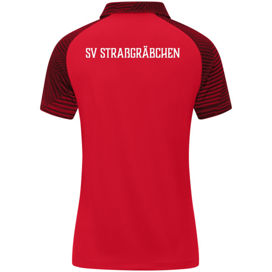 SV Straßgräbchen Damen Polo rot/schwarz
