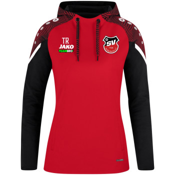 SV Straßgräbchen Damen Kaputzensweat rot/schwarz