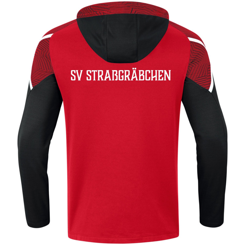 SV Straßgräbchen Herren Kaputzensweat rot/schwarz