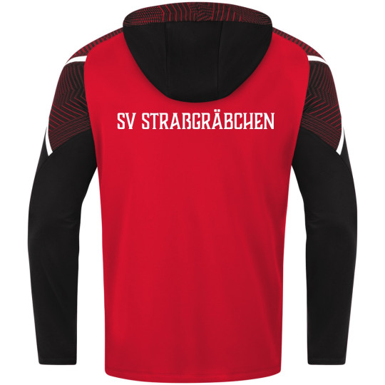 SV Straßgräbchen Herren Kapuzenjacke rot/schwarz