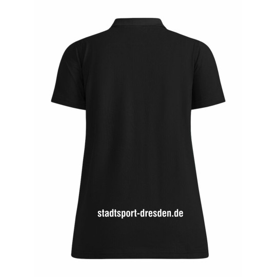 StadtSport Dresden  Progress 2.0 Polo Women schwarz
