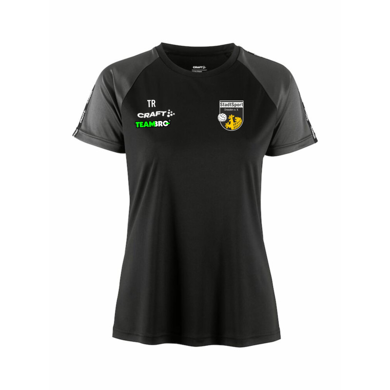 StadtSport Dresden  squad 2.0 Contrast Jersey Woman schwarz