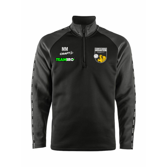 StadtSport Dresden  Squad 2.0 Half Zip Junior schwarz