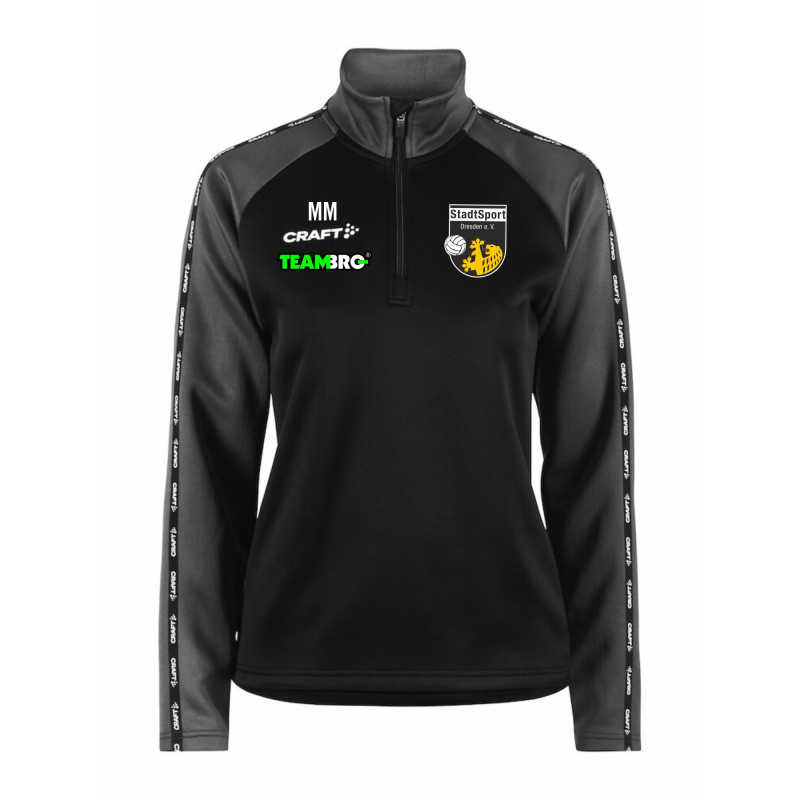 StadtSport Dresden  Squad 2.0 Half Zip Women schwarz