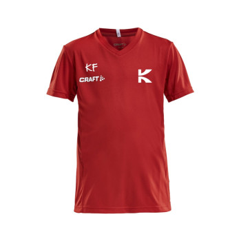 Kinder-Fit Kinder Trainingsshirt Girls rot