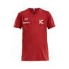 Kinder-Fit Kinder Trainingsshirt Girls rot