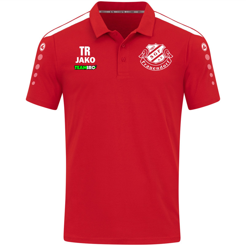 SG Frauendorf Herren Polo rot/weiss
