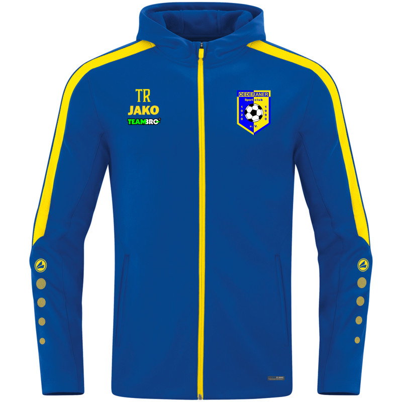 Oederaner SC Herren Kapuzenjacke blau/gelb