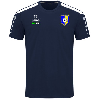 Oederaner SC Kinder Baumwoll T-Shirt navy/weiss