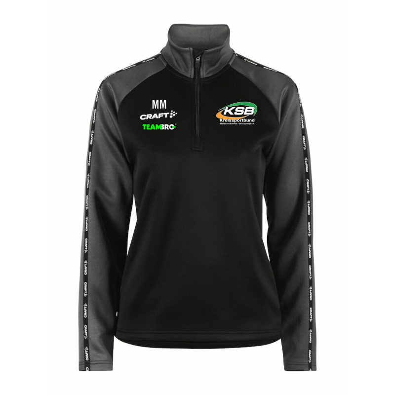 KSB SOE Damen ZipTop schwarz