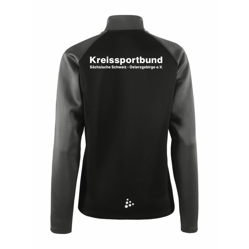 KSB SOE Damen ZipTop schwarz