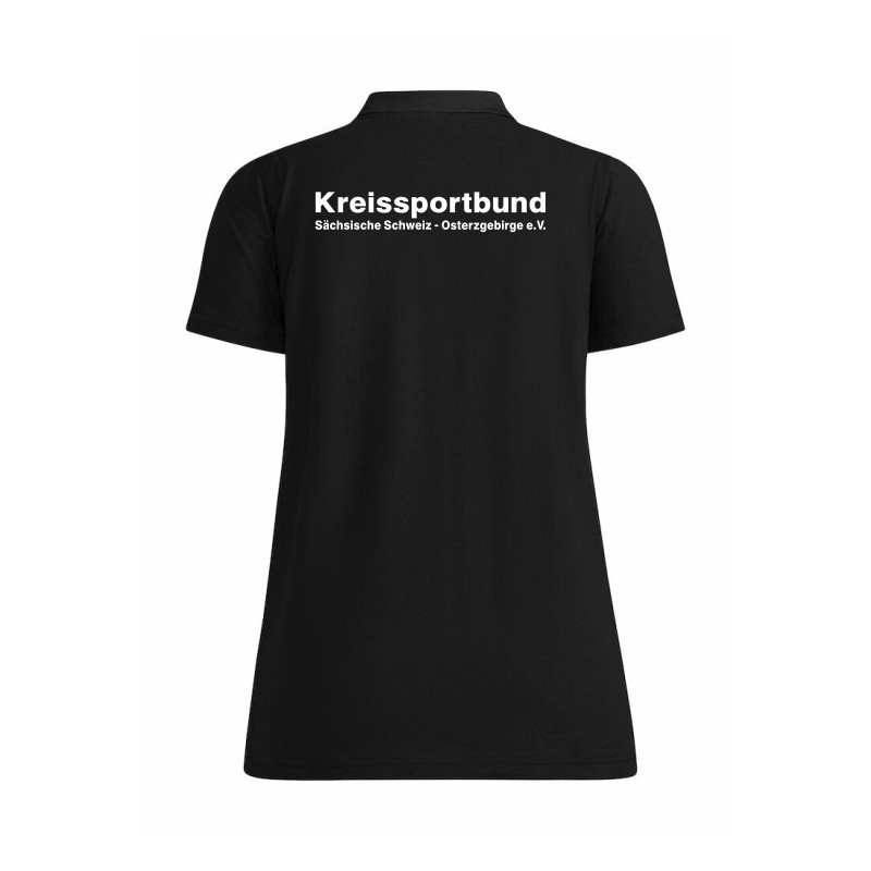 KSB SOE Damen Polo schwarz