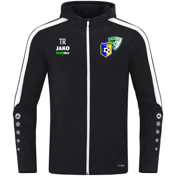 SpG Oederan-Niederwiesa Trainer Kapuzenjacke schwarz/weiss