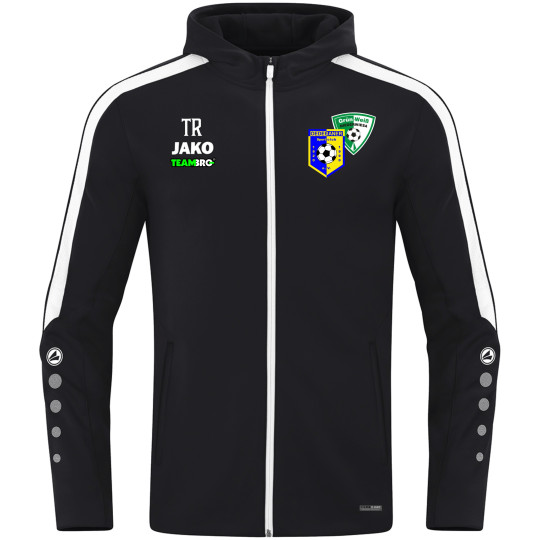 SpG Oederan-Niederwiesa Trainer Kapuzenjacke schwarz/weiss