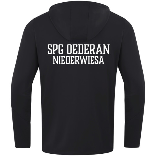 SpG Oederan-Niederwiesa Trainer Kapuzenjacke schwarz/weiss