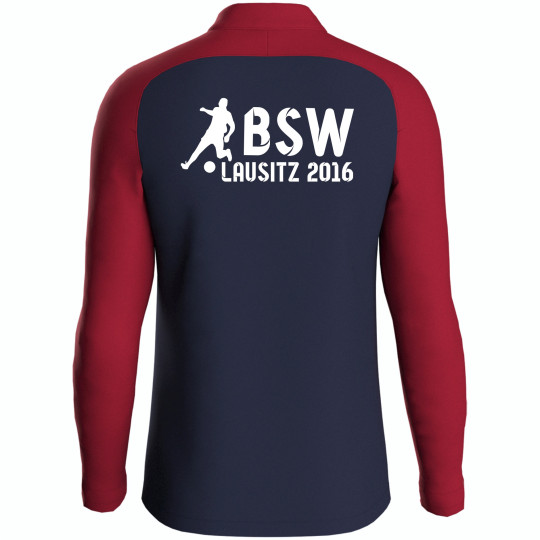 BSW Lausitz Herren Ziptop marine/chili rot
