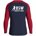 BSW Lausitz Herren Sweatshirt marine/chili rot
