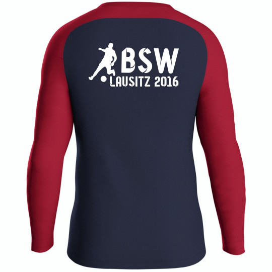 BSW Lausitz Kinder Sweatshirt marine/chili rot