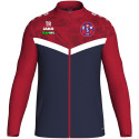 BSW Lausitz Herren Trainingsjacke marine/chili rot