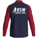 BSW Lausitz Herren Trainingsjacke marine/chili rot