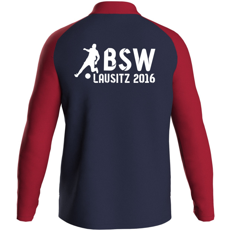 BSW Lausitz Kinder Trainingsjacke marine/chili rot