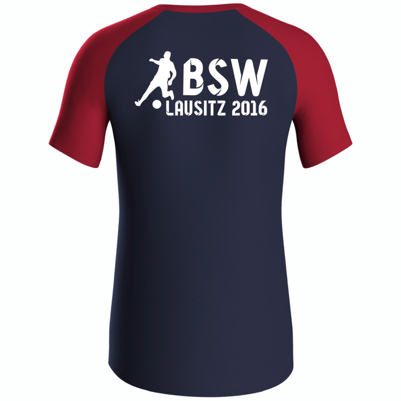 BSW Lausitz Kinder T-Shirt marine/chili rot