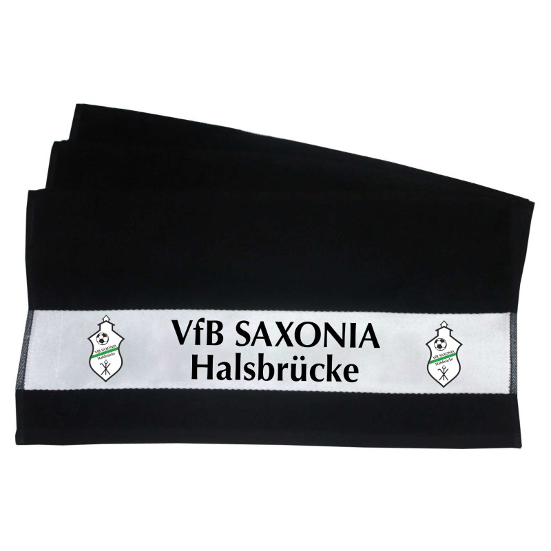 VfB Saxonia Halsbrücke Duschtuch schwarz