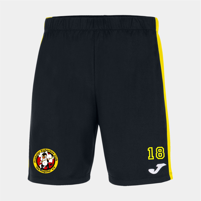 Freitaler Pinguine Junior  kurze Hose schwarz/gelb