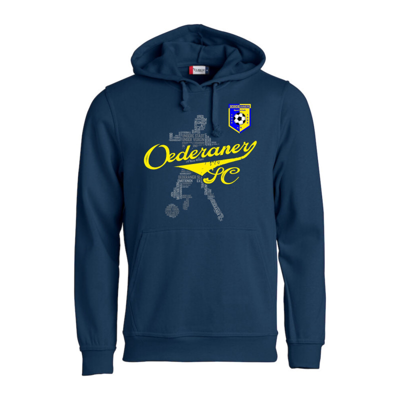 Oederaner SC Kinder Fan-Hoodie navy