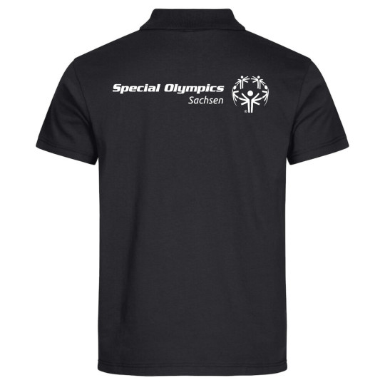 Special Olympics Herren Basic Polo schwarz
