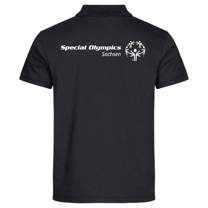 Special Olympics Herren Basic Polo schwarz