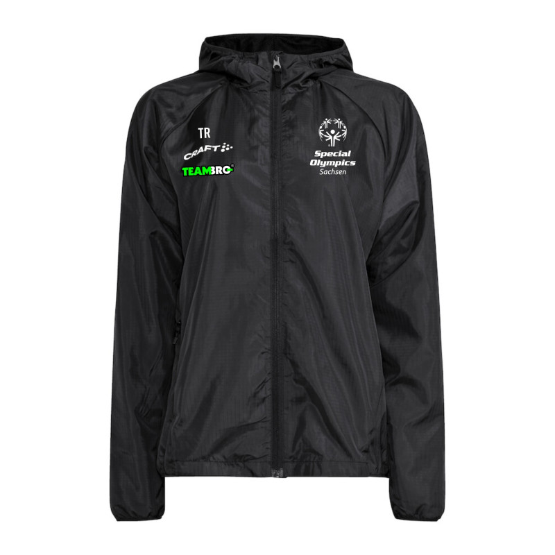 Special Olympics Damen Windjacke schwarz