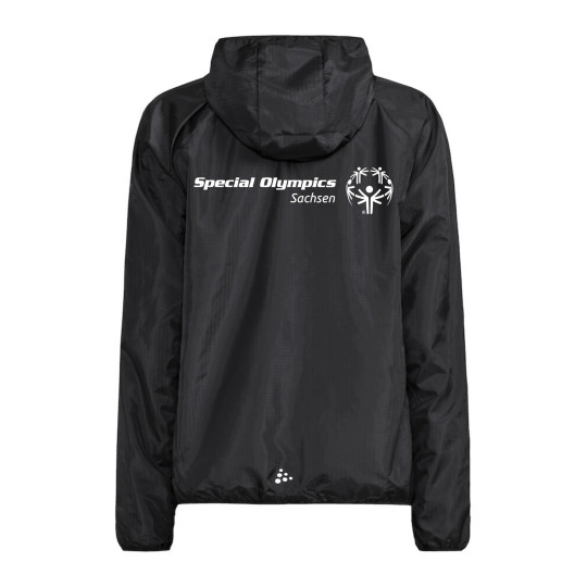 Special Olympics Damen Windjacke schwarz
