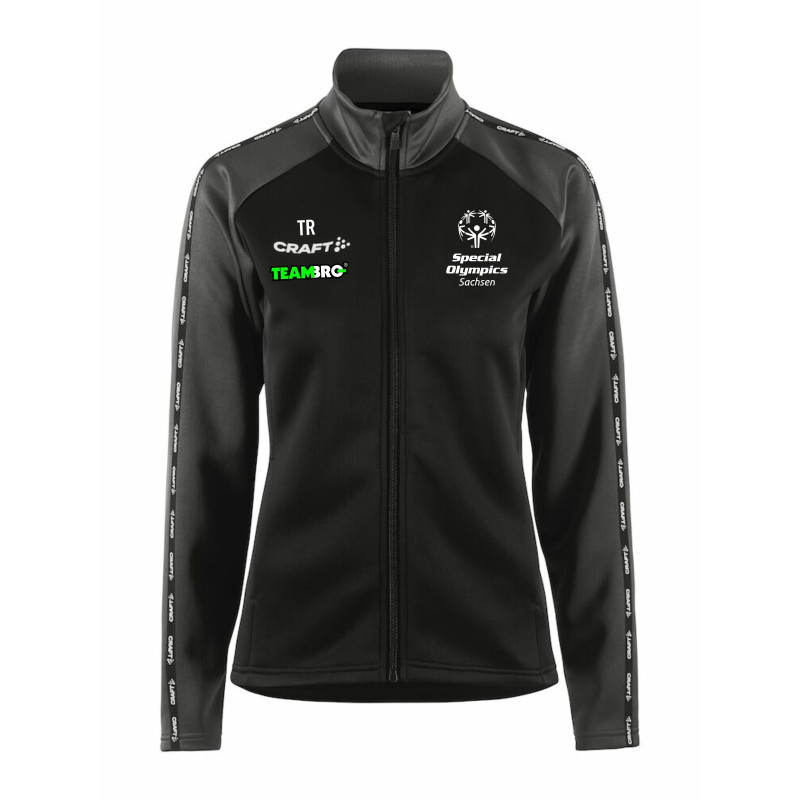 Special Olympics Damen Trainingsjacke schwarz