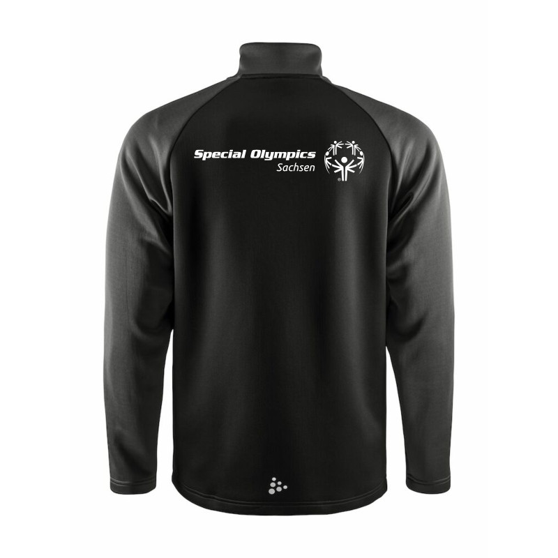 Special Olympics Herren ZipTop schwarz