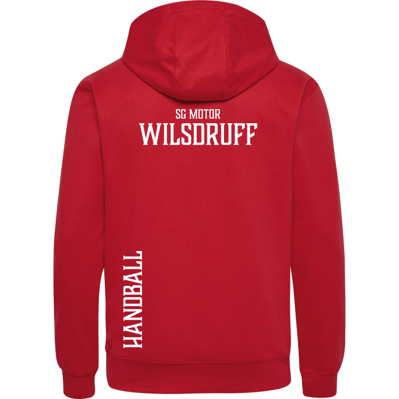 SG Motor Wilsdruff Handball Unisex Kapuzenjacke rot