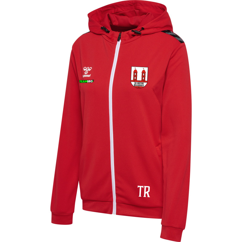 SG Motor Wilsdruff Handball Damen Kapuzenjacke rot