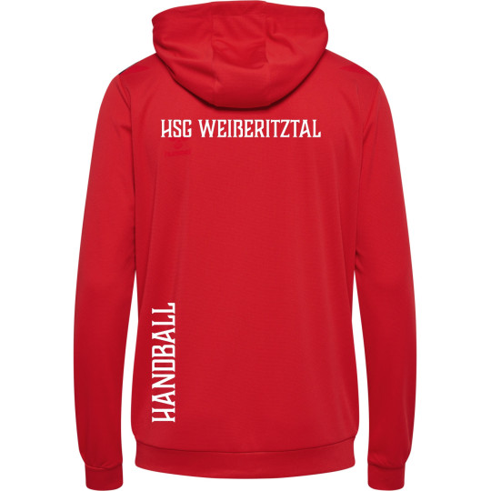 HSG Weißeritztal Damen Kapuzenjacke rot