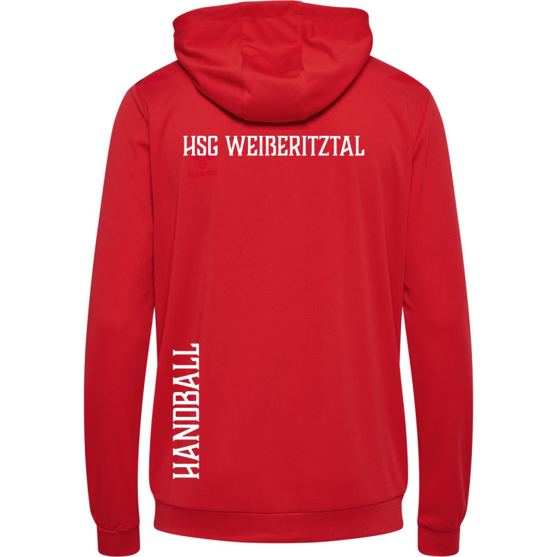 HSG Weißeritztal Damen Kapuzenjacke rot