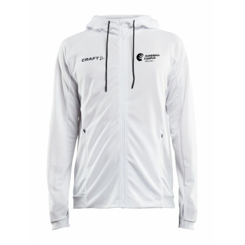 HCM Herren Kapuzenjacke weiss