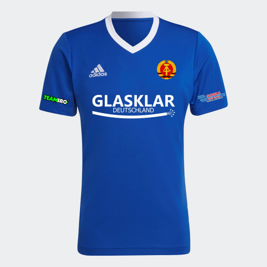 OST Fußball Kinder Trikot "Glasklar" blau/weiss