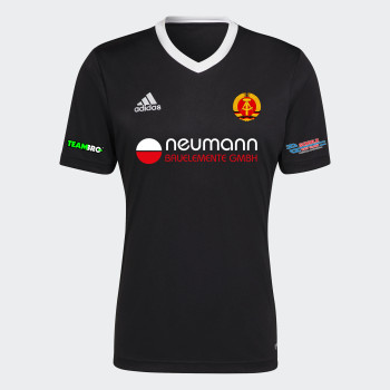 OST Fußball Kinder Trikot "Neumann" schwarz/weiss