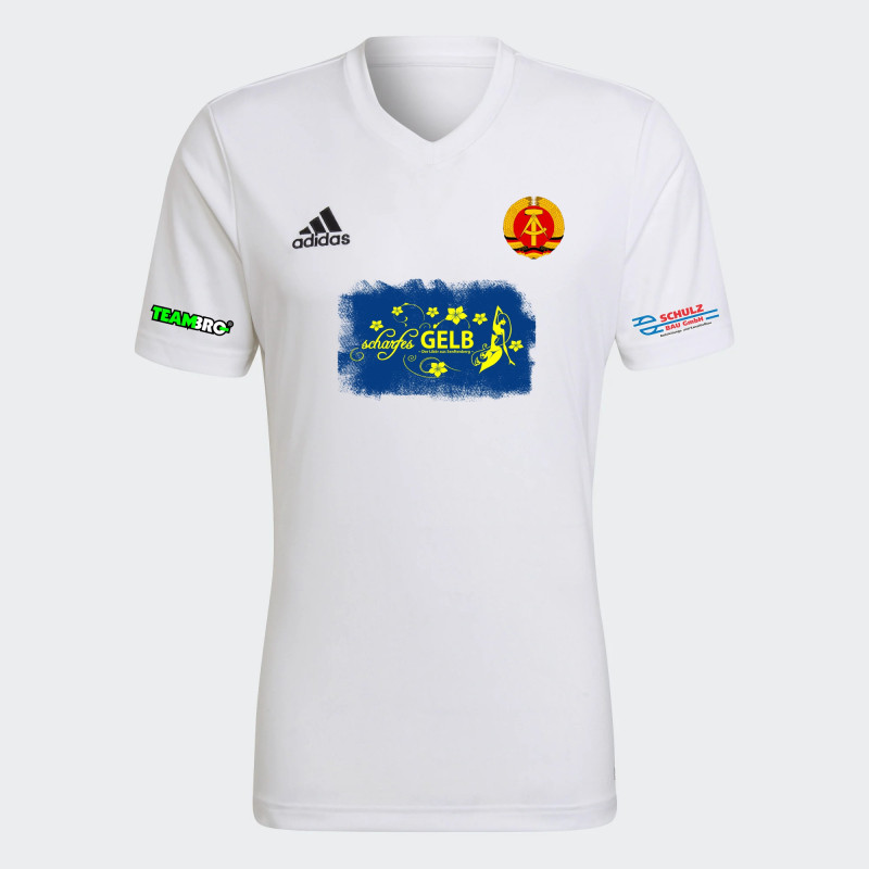 OST Fußball Kinder Trikot "Scharfes Gelb" weiss