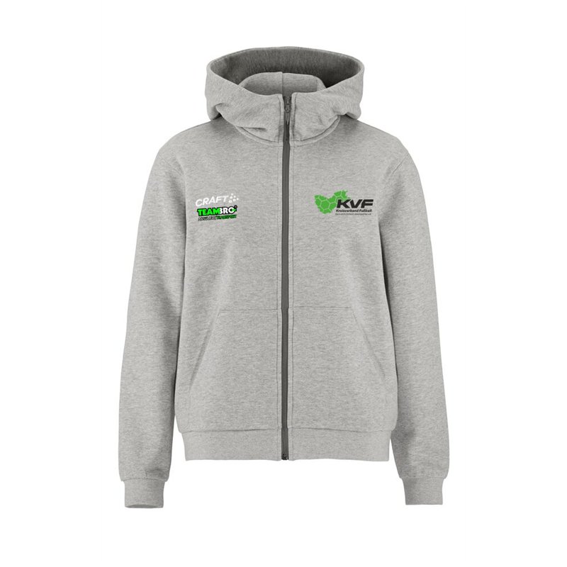 KVF SOE Damen Kapuzenjacke grau