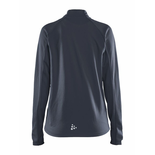 KVF SOE Damen Halfzip grau